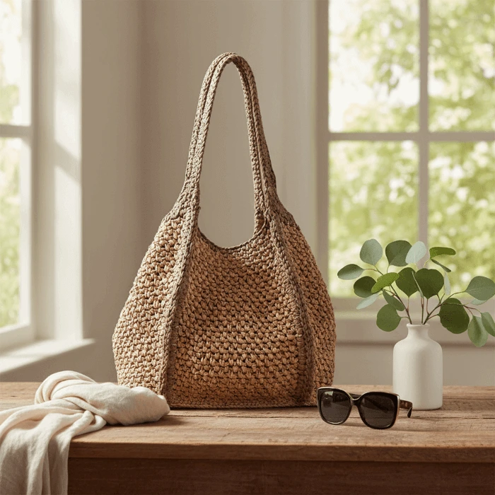 Χειροποίητες πλεκτές τσάντες και αξεσουάρ DKUnique